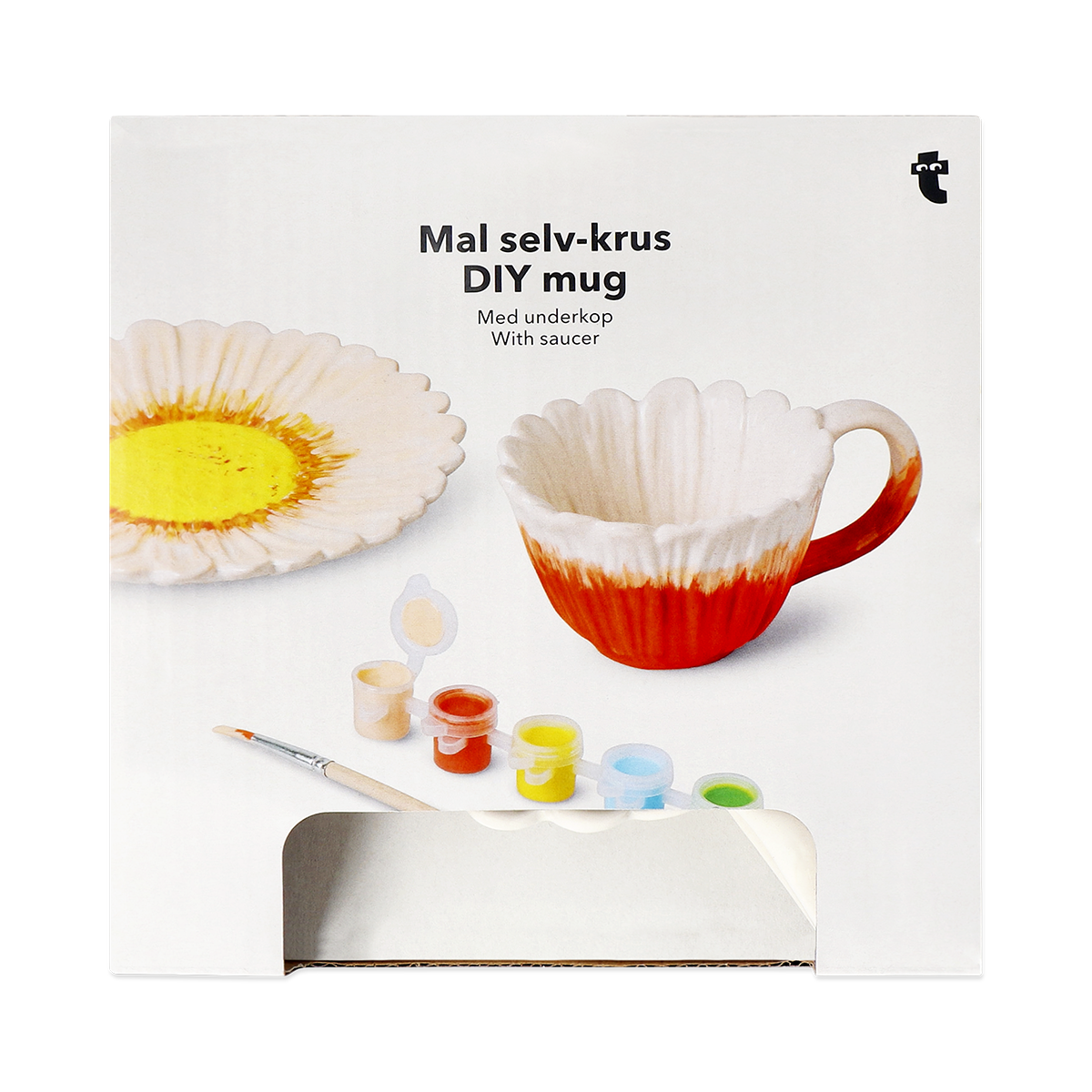 Paint Yourself Flower Mug